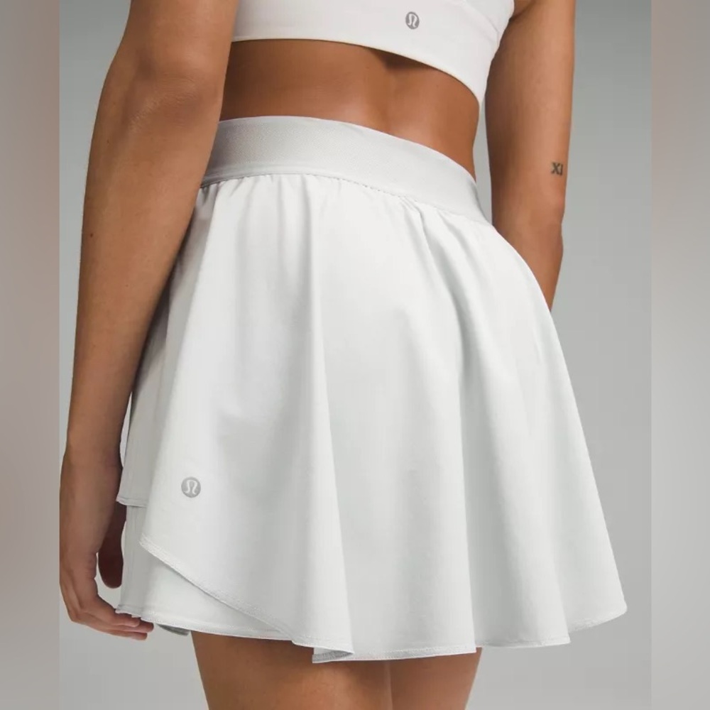 Lululemon Court Rival Perforated High-Rise Skirt